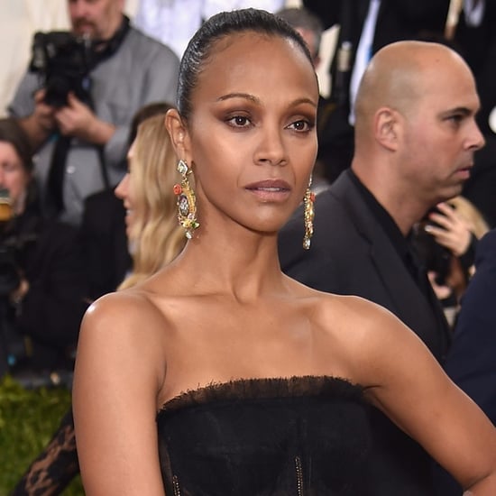 Zoe Saldana's Makeup at Met Gala 2016
