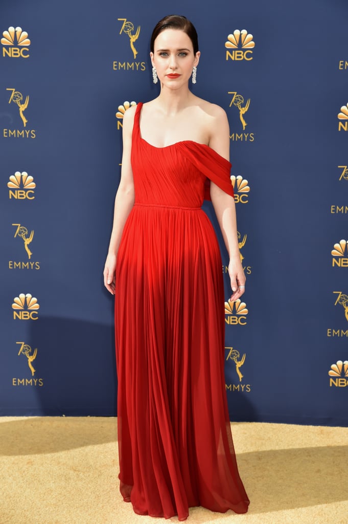 Rachel Brosnahan's Oscar de la Renta Dress at the 2018 Emmys