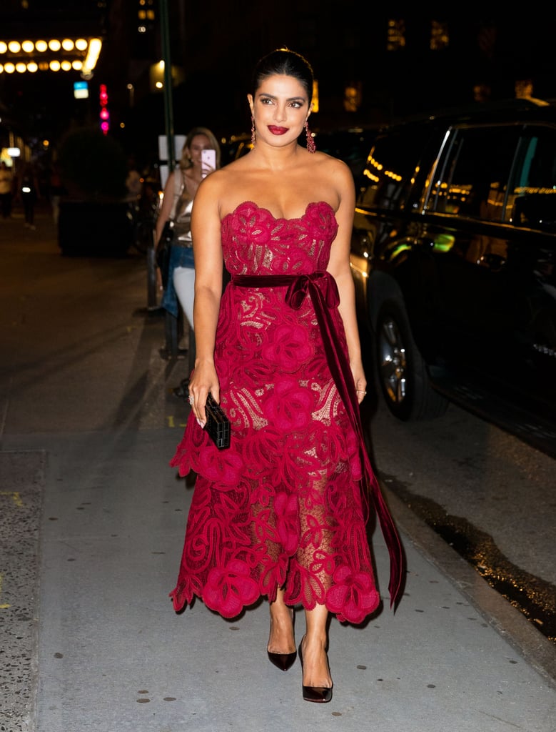 Priyanka Chopra's Oscar de la Renta Dress September 2019