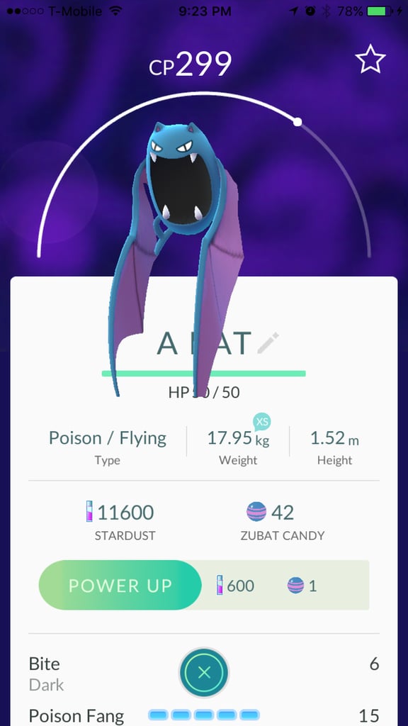 Golbat aka "A BAT"