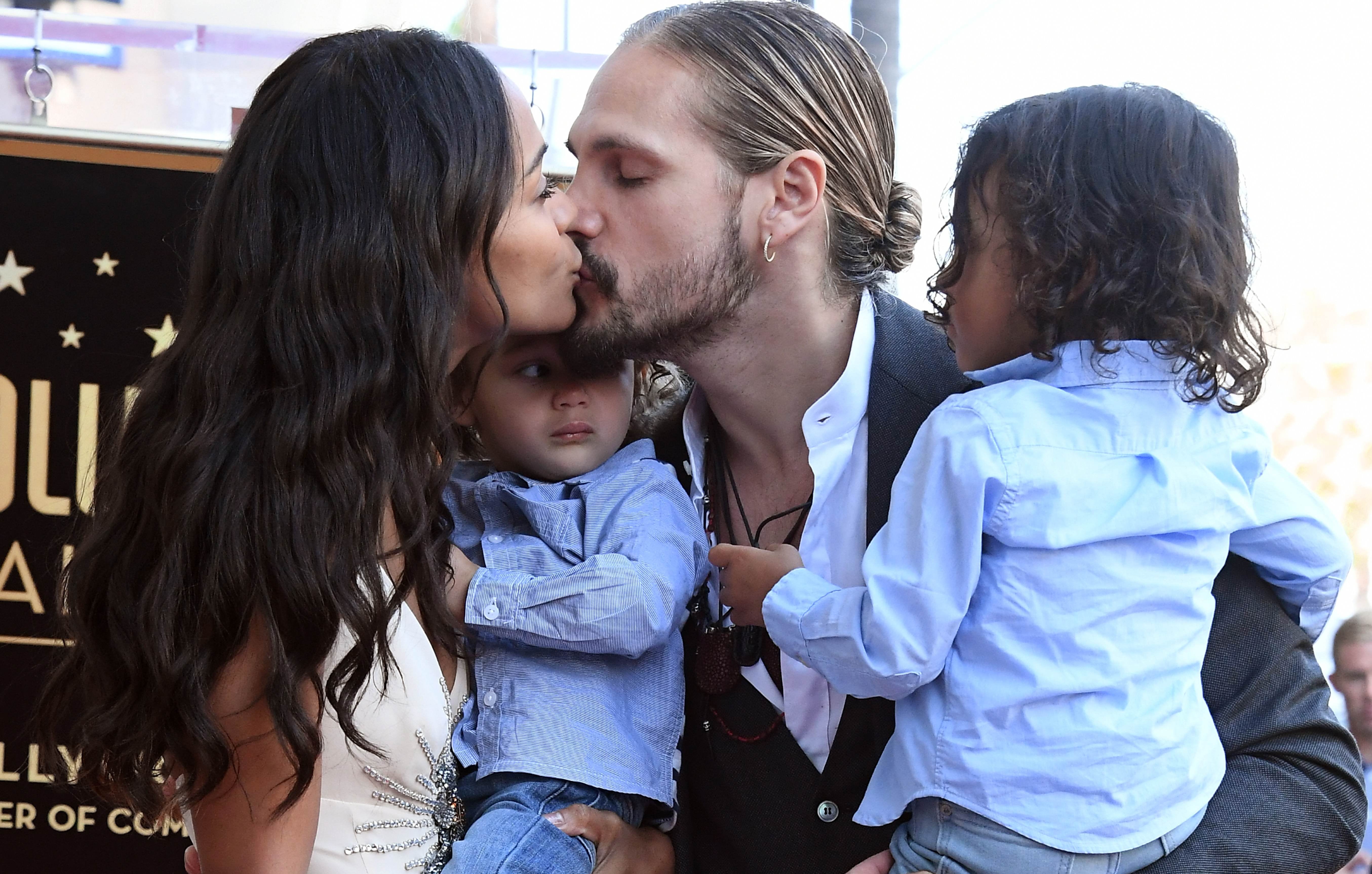 Zoe Saldana and Sons at Hollywood Walk of Fame Ceremony 2018 | PS Celebrity