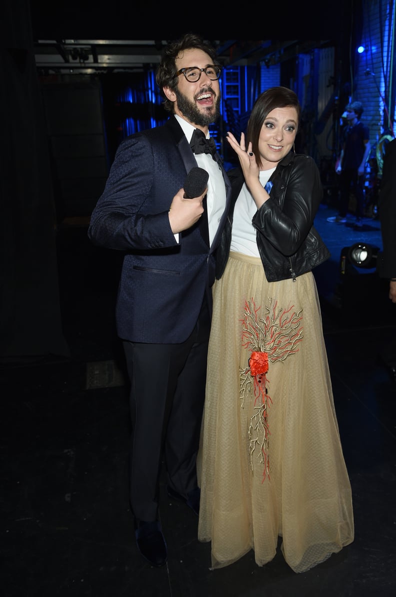 Josh Groban and Rachel Bloom