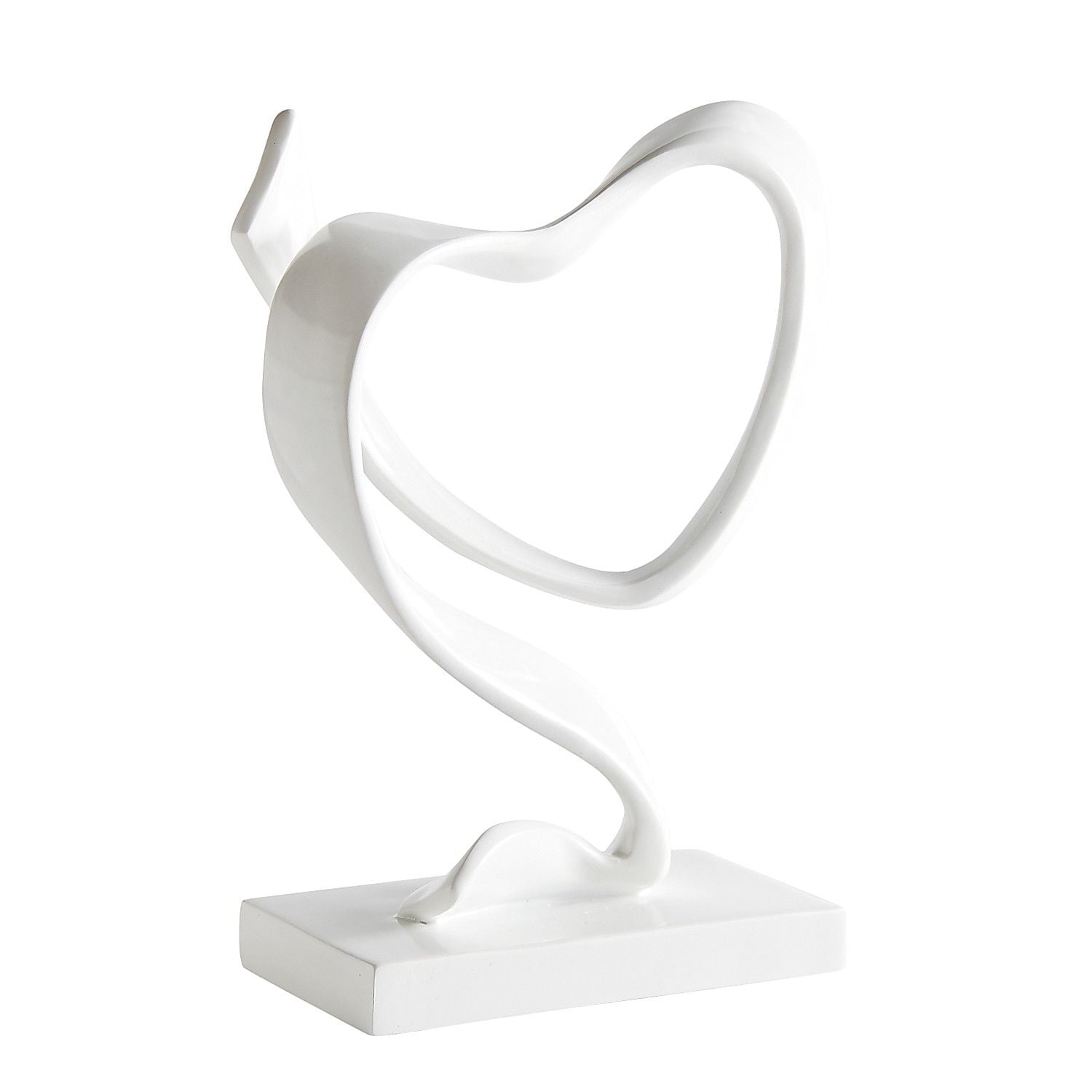 White Modern Swirl Heart, Wait, Did You Know Pier 1 Imports Had This Much  Cute Valentine's Day Decor?