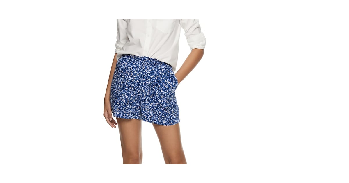 POPSUGAR at Kohl's Collection Printed PullOn Shorts Best