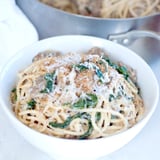 Kale and Italian Sausage Fettuccine