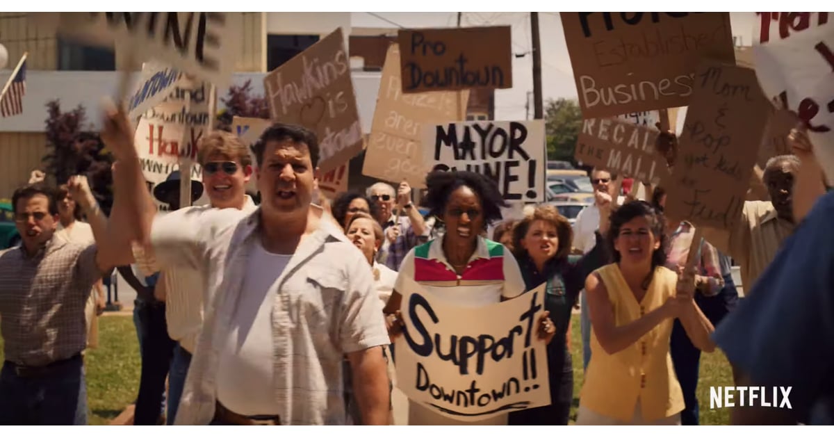 Not everyone is happy about the mall — this scene shows a ...