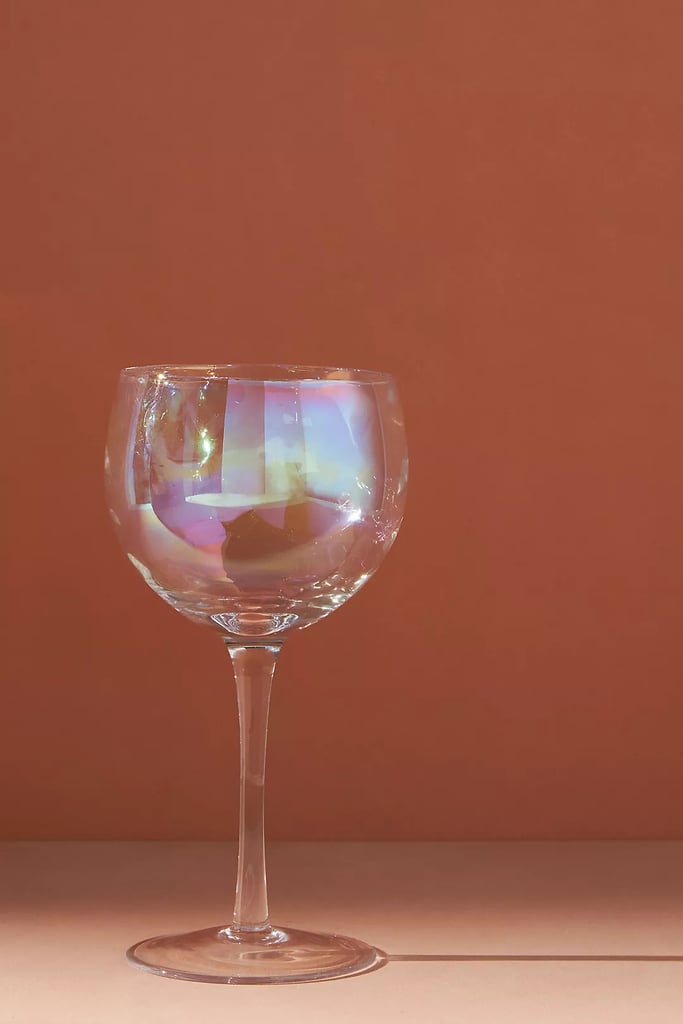A Contemporary Wine Glass: Iridescent Wine Glasses