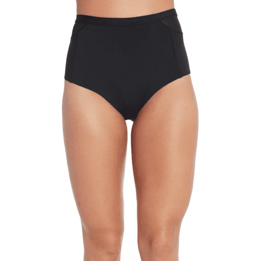 CALIA Women's Mesh Cut Out High Rise Swim Bottom