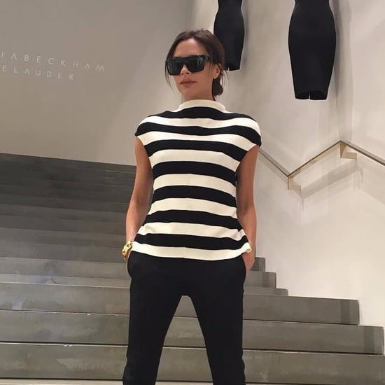 Victoria Beckham's Striped Shirt Instagram May 2016