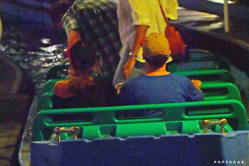 Ryan Gosling and Eva Mendes at Disneyland August 2017
