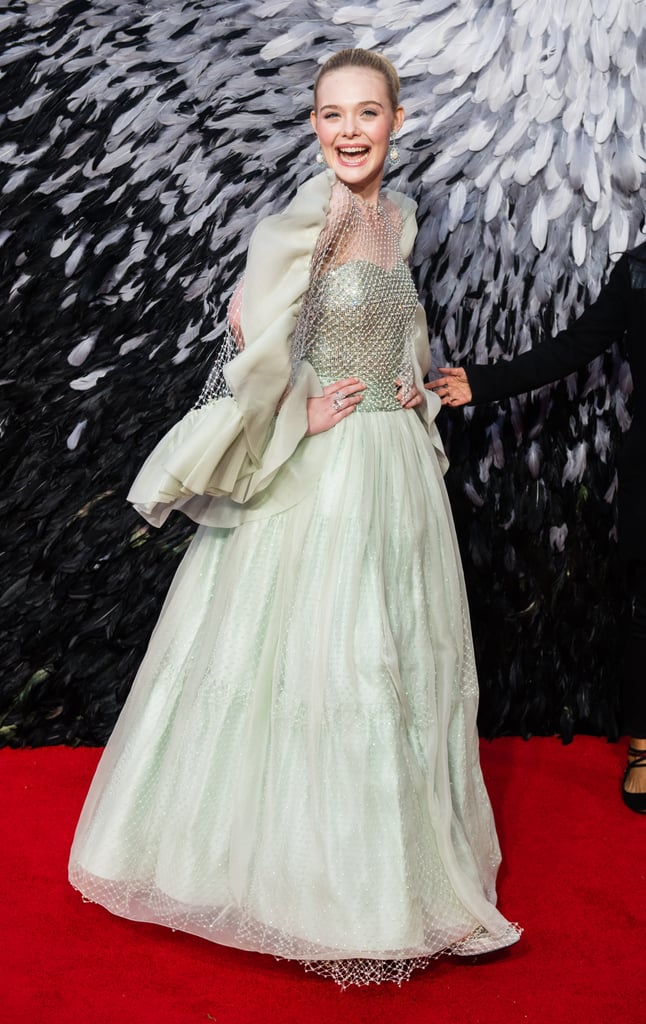 Elle Fanning at the Maleficent: Mistress of Evil Premiere in London