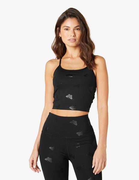 Beyond Yoga Butterfly Shine Slim Racerback Cropped Tank