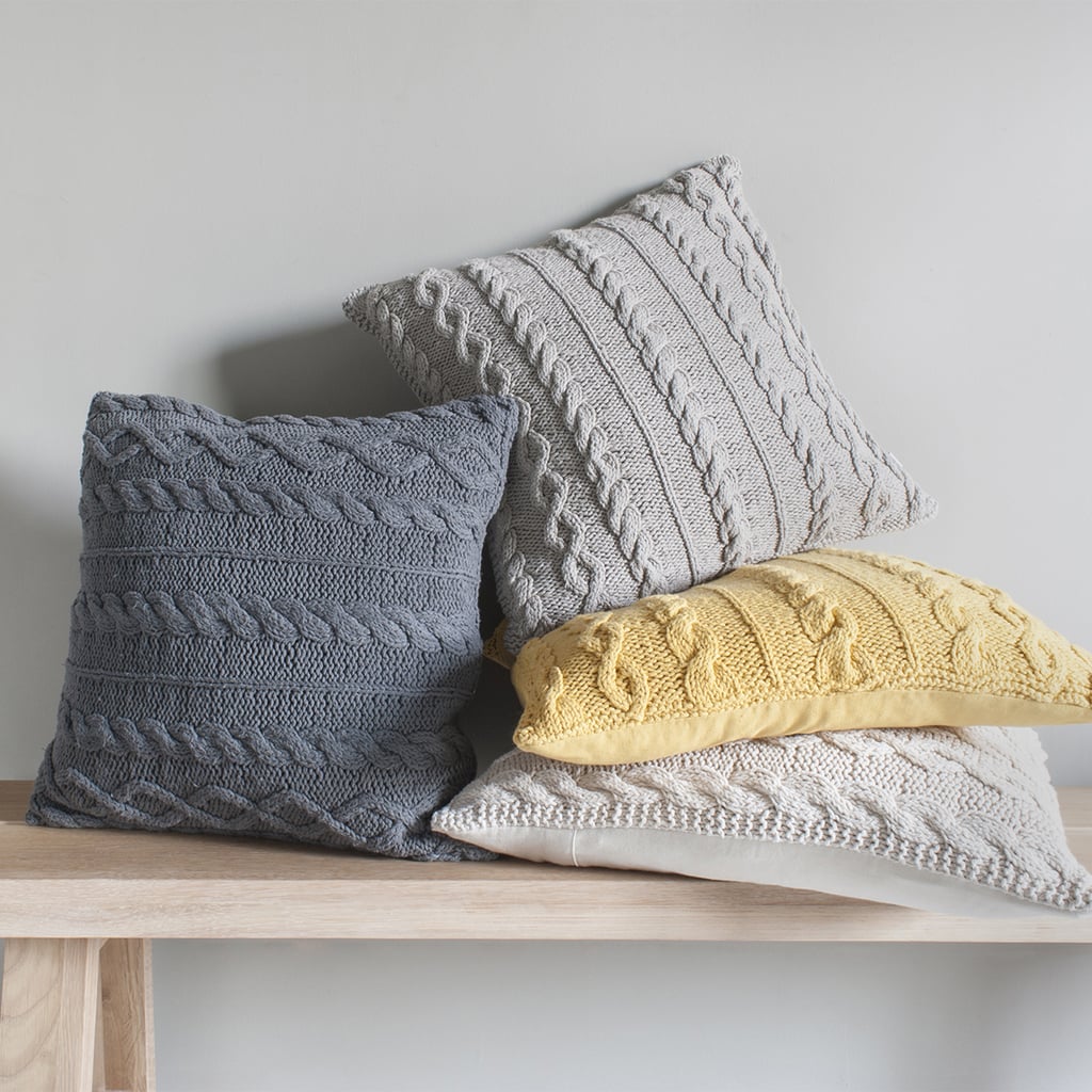 Gallery Direct Walton Cable Knit Cushion