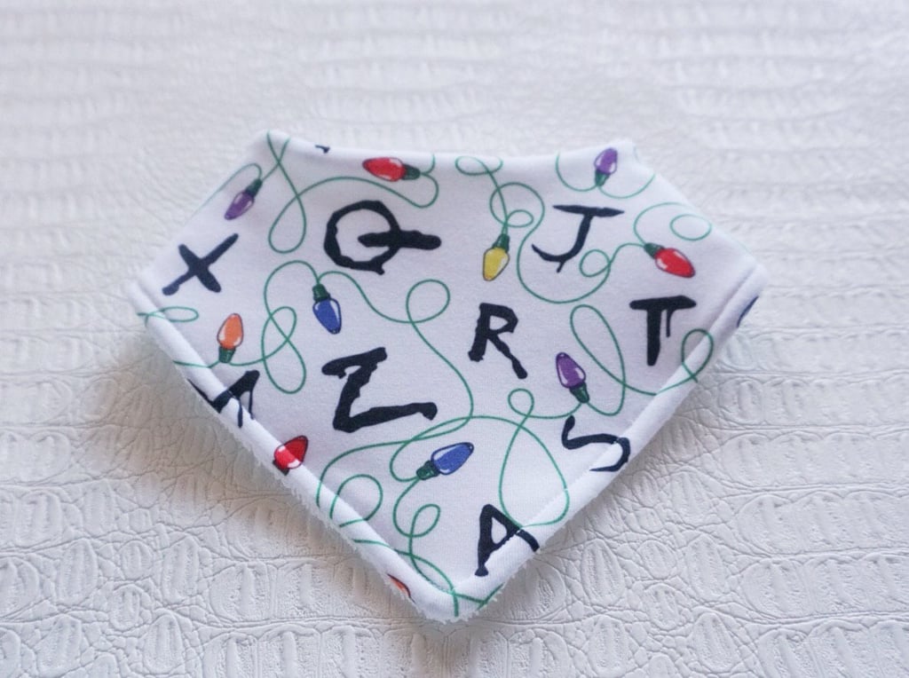 Alphabet Light Wall Bandana Bib