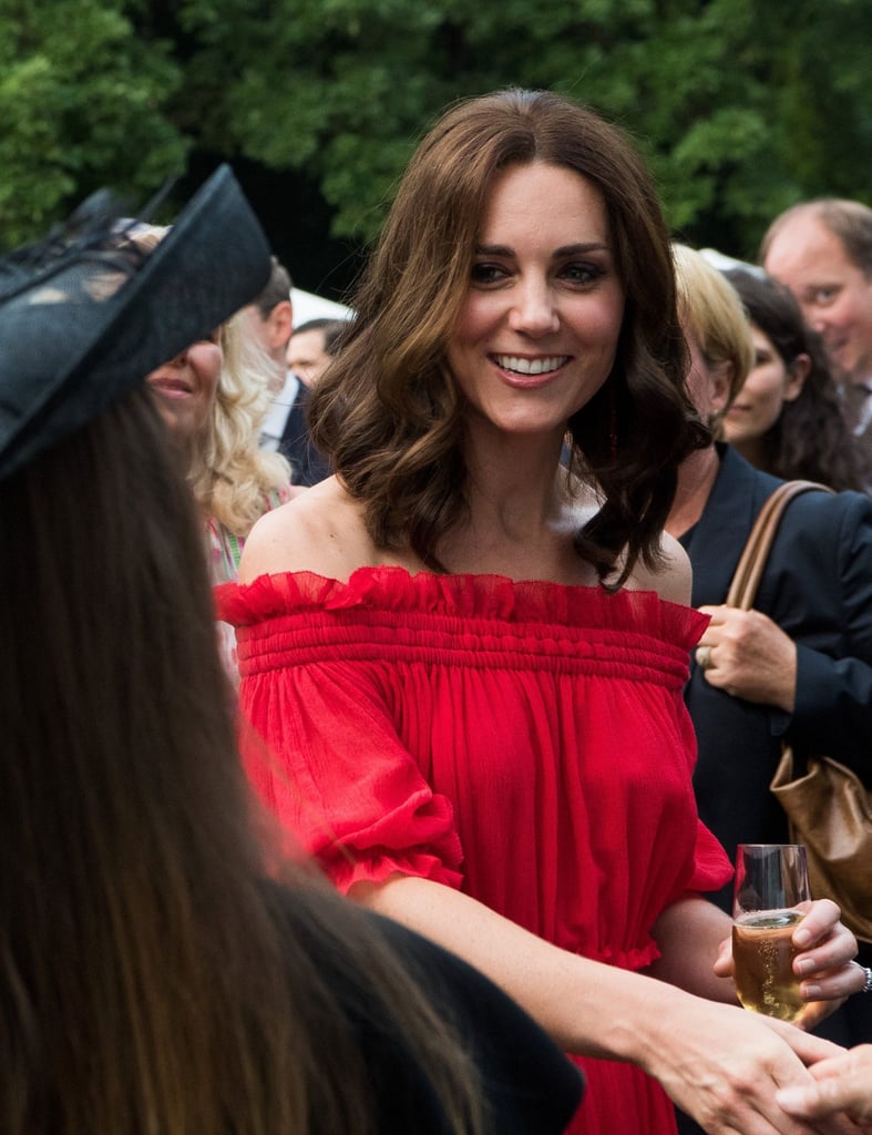 Kate Middleton Red Alexander McQueen Dress February 2019