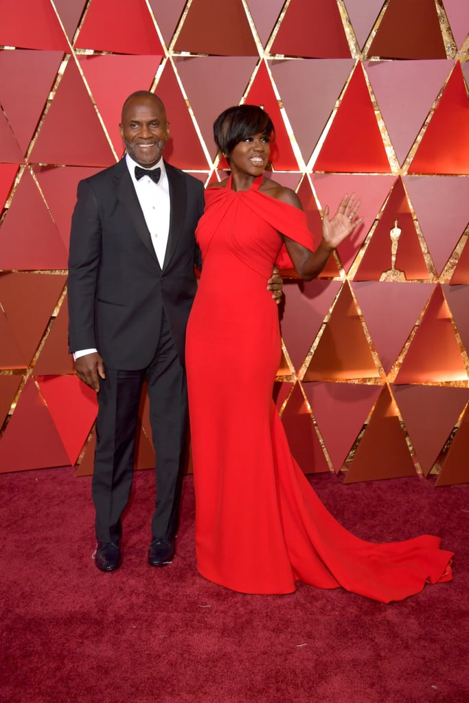 Viola Davis and Julius Tennon at the 2017 Oscars