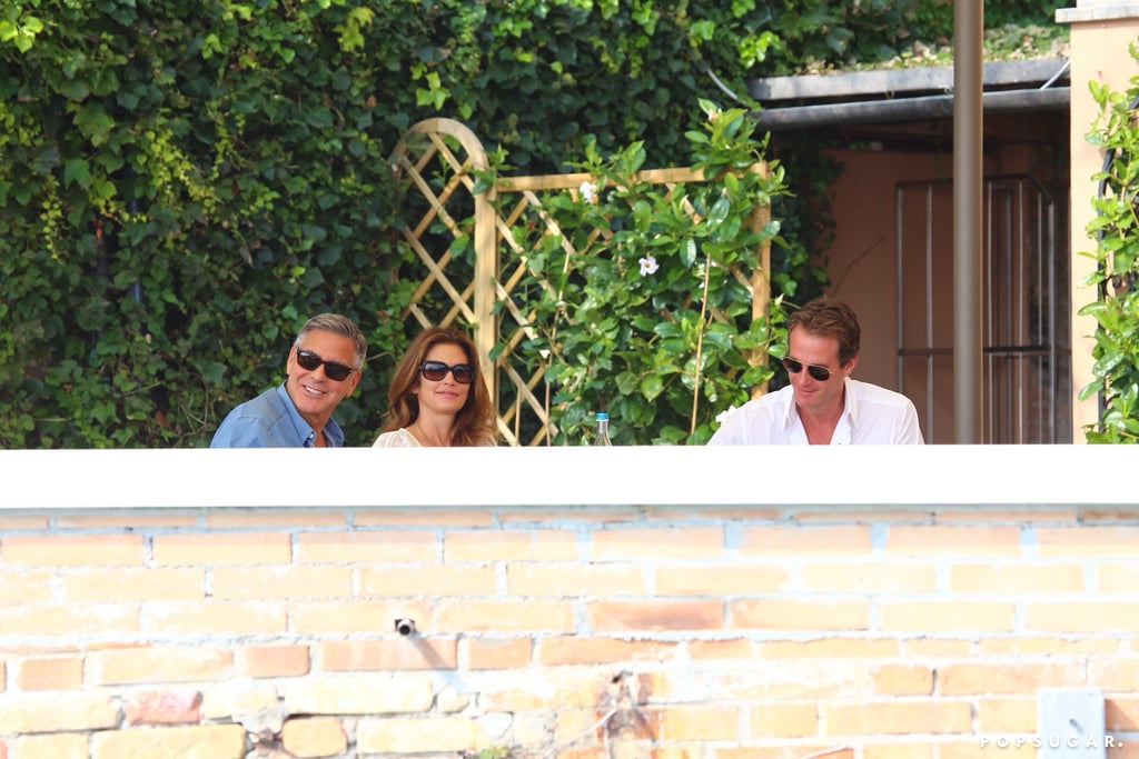 George, Cindy, and Rande enjoyed a group breakfast on Saturday morning ahead of George's wedding.