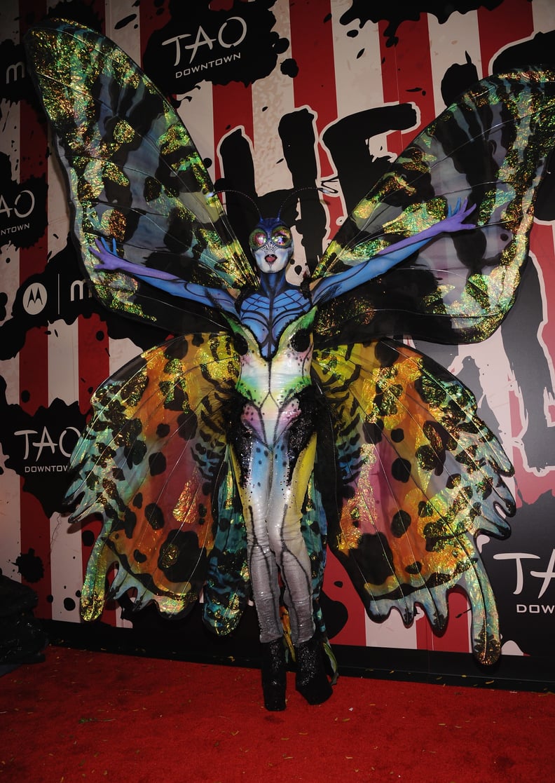 Heidi Klum as a Butterfly