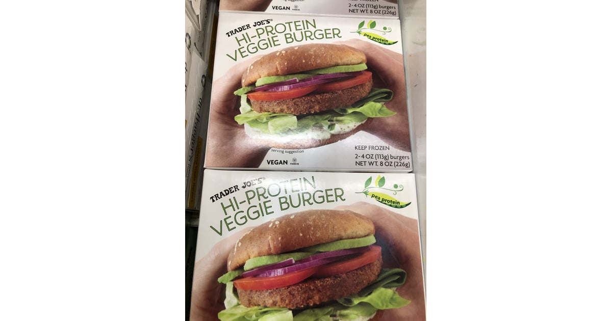 HiProtein Veggie Burger Best Meatless Products From Trader Joe's