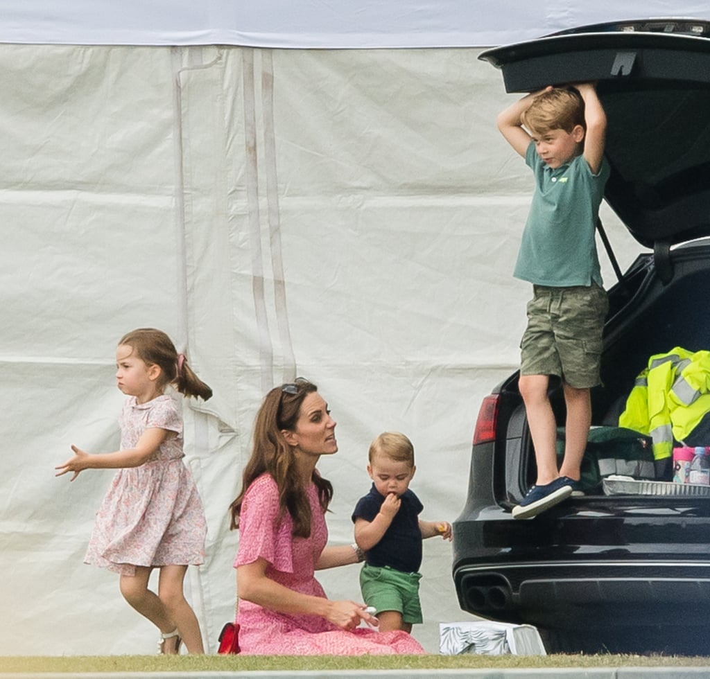 Kate Middleton and Meghan Markle With Kids at Polo Match