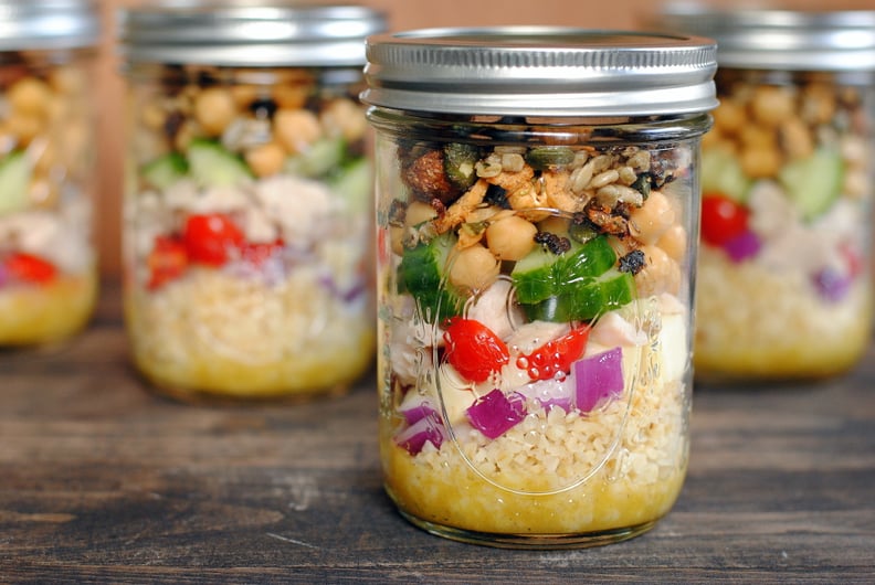 Mediterranean Chickpea and Egg Salad Jars. - Half Baked Harvest