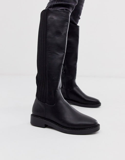 Asos Designs Capital Chunky Knee High Boots