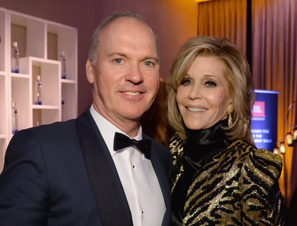 Pictured: Jane Fonda and Michael Keaton