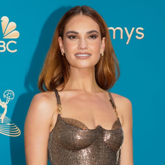 Lily James's Copper Hair Color at Emmys 2022