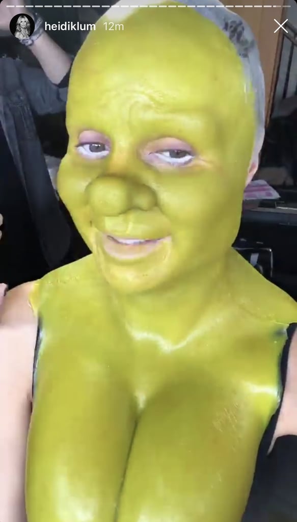 Heidi Klum Shrek Halloween Costume 2018