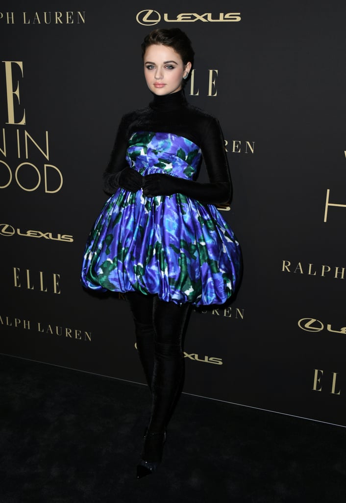 Joey King's Floral Dress at Elle's Women in Hollywood Event