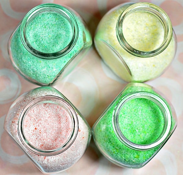 Colorful Bath Salts