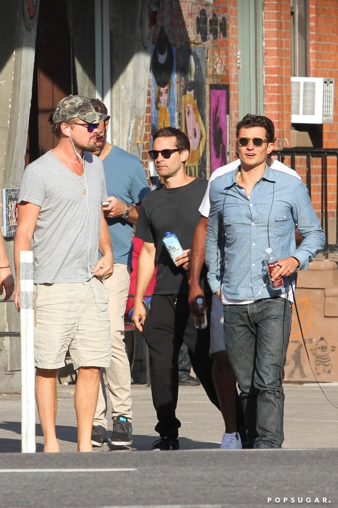 Leonardo DiCaprio With Tobey Maguire and Orlando Bloom 2017