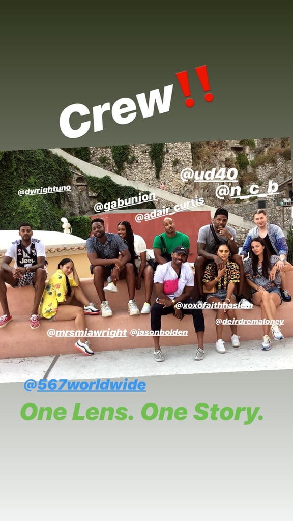 Gabrielle Union and Dwyane Wade Italy Holiday Photos 2019