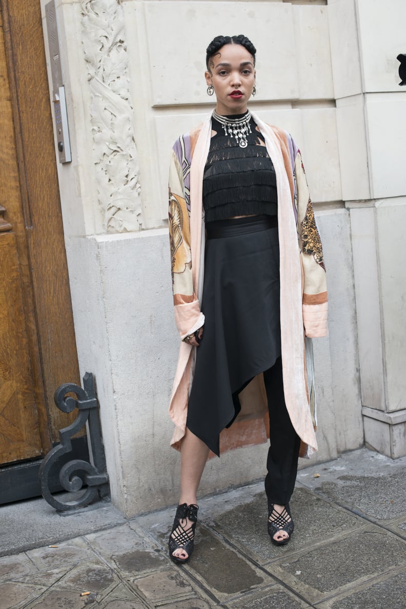 FKA Twigs at Paris Haute Couture Fashion Week Spring 2014