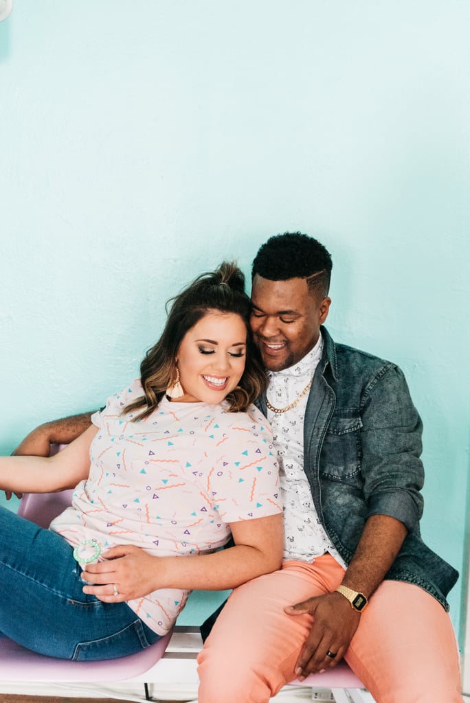 Retro '80s and '90s Engagement Shoot