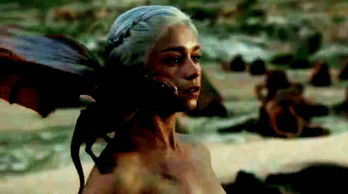 Daenerys Survives the Flames of Khal Drogo's Funeral Pyre
