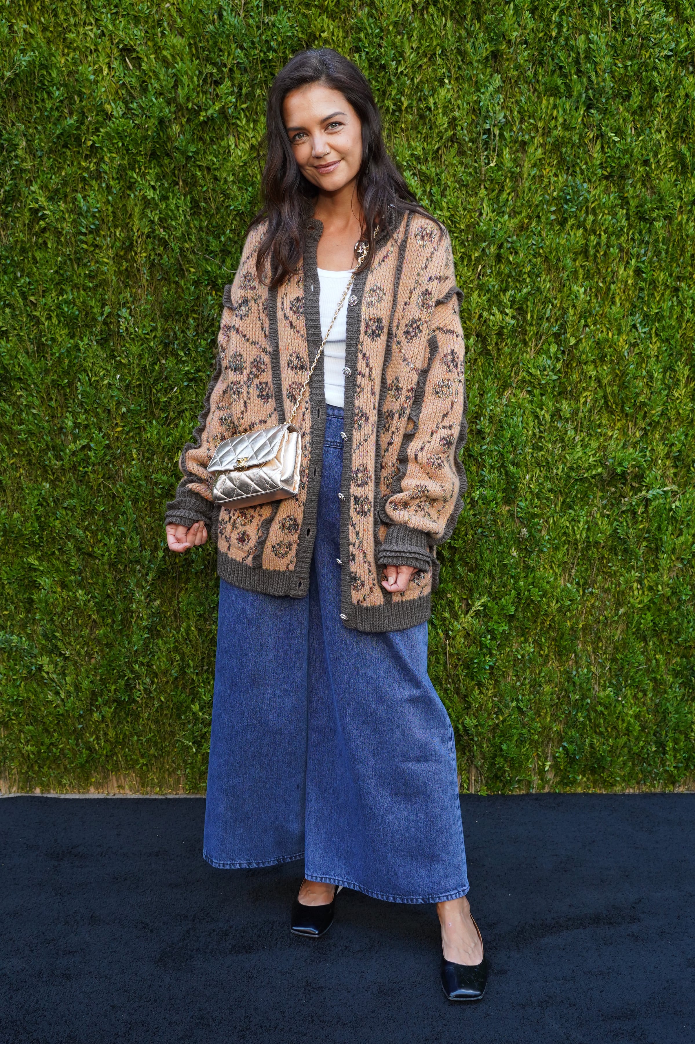 Katie Holmes Loves Wide Leg Pants for Summer