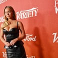 Sydney Sweeney Rocks a Dramatic Plunging Corset and Zip-Off Skirt
