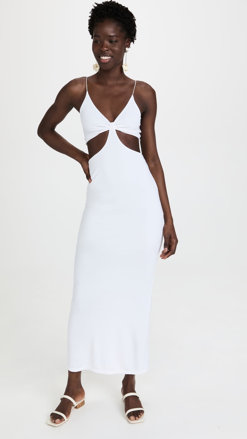 A Sexy White Dress: Alice + Olivia Havana Cut Out Dress