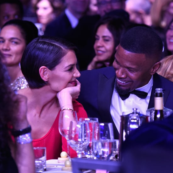 Jamie Foxx and Katie Holmes at Clive Davis Pre-Grammy Party