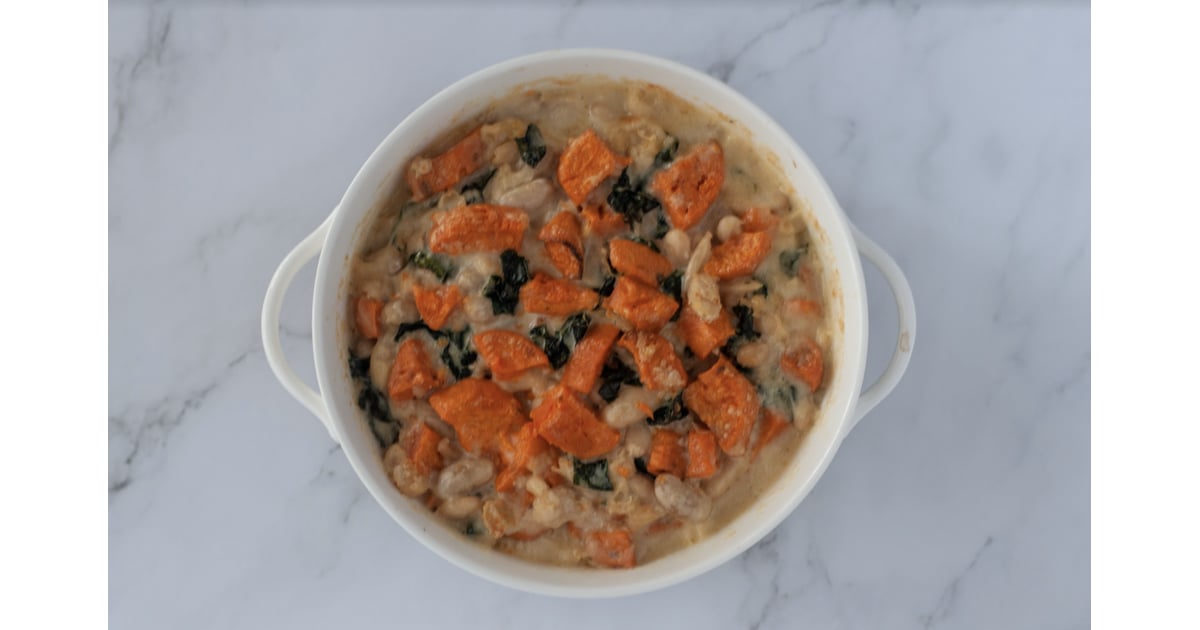 Sweet Potato and Greens Casserole Thanksgiving For Two (or Four