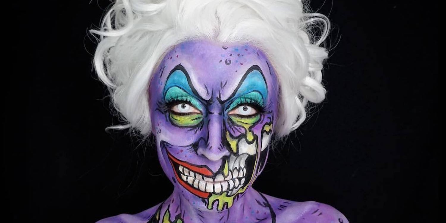 face makeup art halloween