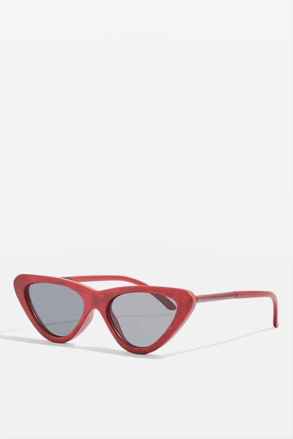 Topshop Point Polly Cat Eye Sunglasses