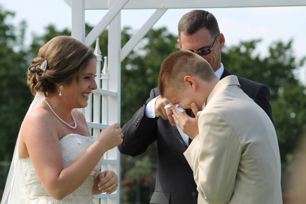 Groom Moved to Tears by Bride's Beautiful Vow Groom Moved to Tears by Bride's Beautiful Vow