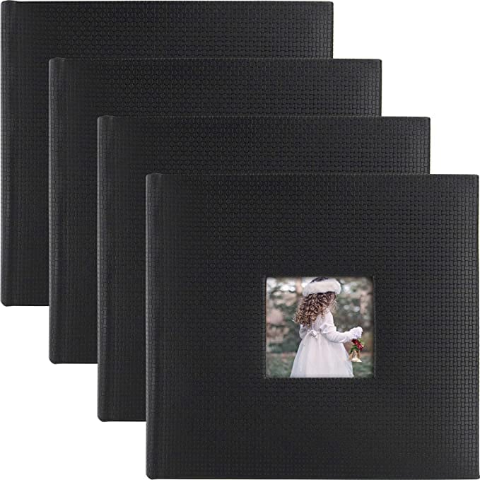 Golden State Art Photo Album 200 Pockets (Set of 4)