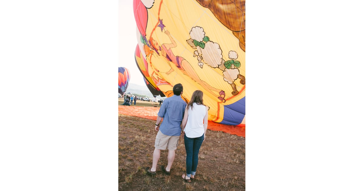 Hot Air Balloon Engagement Pictures Popsugar Love And Sex Photo 38 7614