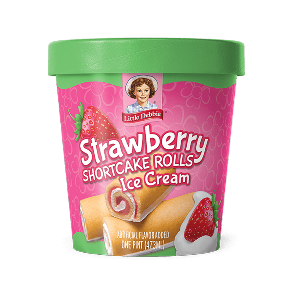 Little Debbie Strawberry Short Cake Ice Cream Pint