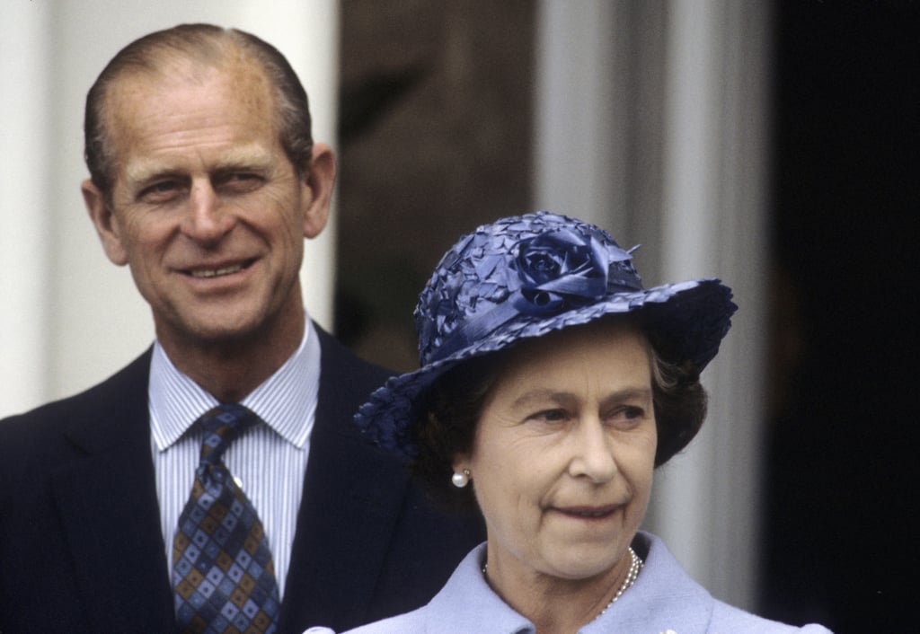 The royal couple stood together during an official visit to Australia in October 1981.