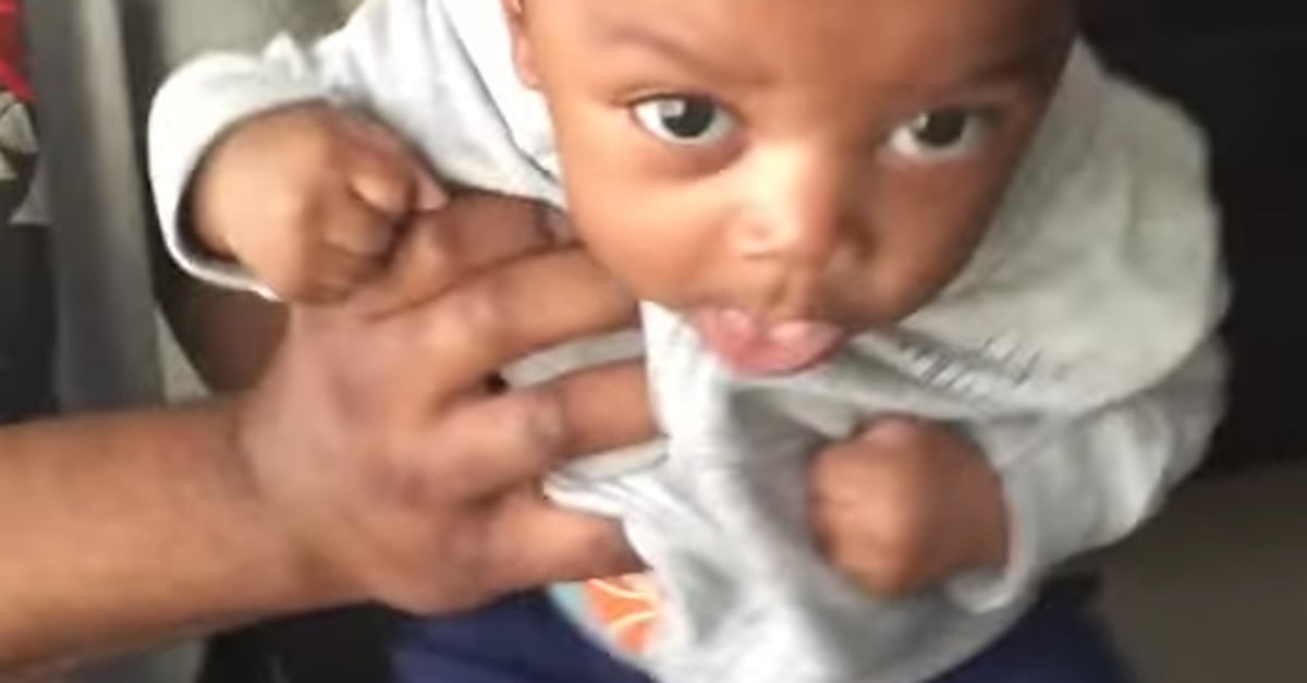 Baby Doing the Running Man Challenge | PS Family