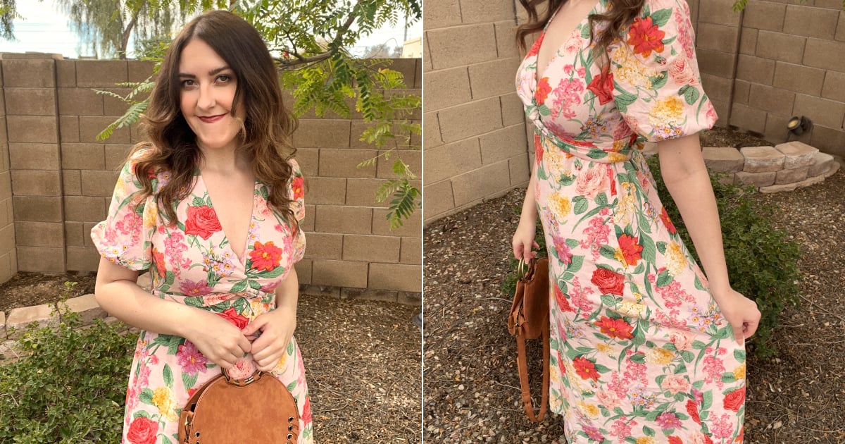 Old Navy Floral Linen-Blend Maxi Dress Review With Photos